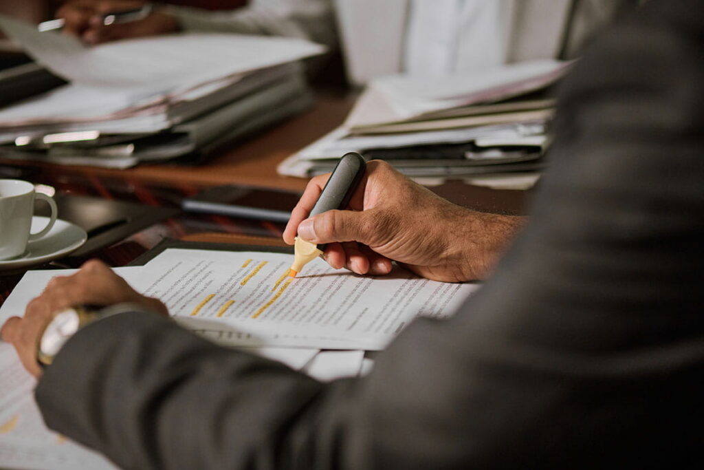 Highlighting a document - Insurance Valuation Services